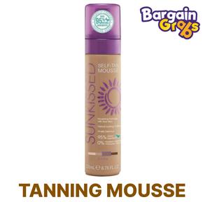 Sunkissed Dark Self-Tan Mousse 200ml – Achieve a Deep, Natural Tan Skincare