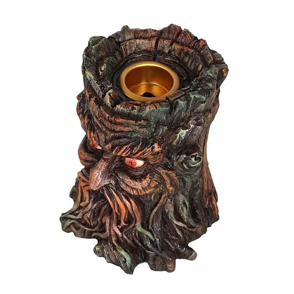 Small Green Man Backflow Incense Burner 2