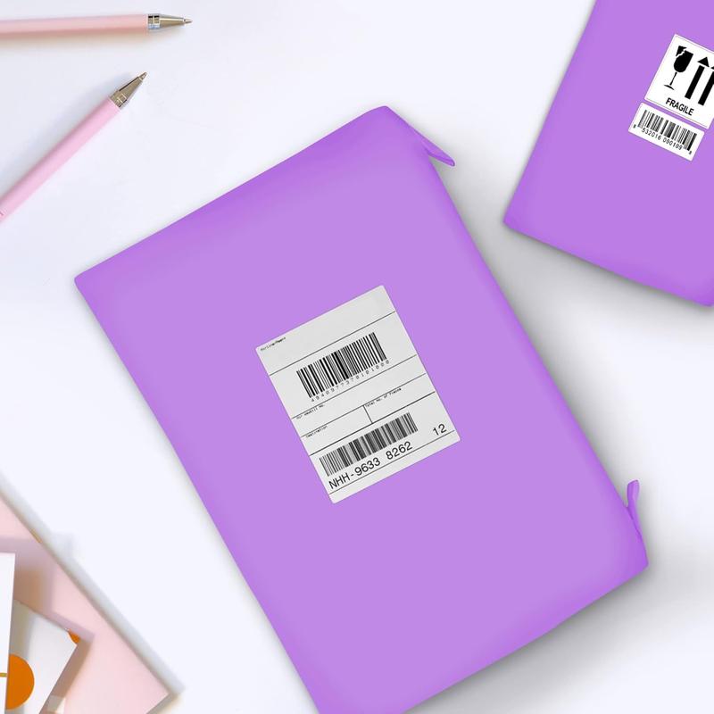 75 Mixed Size Purple Mailing Bags, Self Seal 3 Size Strong Waterproof Poly Plastic Envelopes for Parcels, Packaging, Small, Medium, Large Mail, Shipping Delivery Bags 5