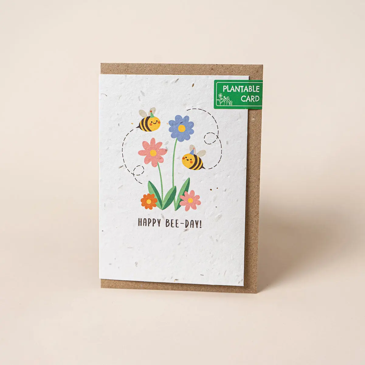 Happy Bee-Day! - Wildflowers Plantable Greetings Card