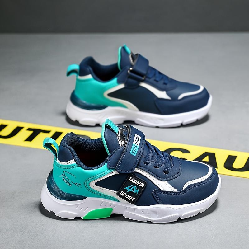 Product Introduction of Boys' Fashion All-Season Breathable Sneakers - Durable, Non-Slip Running Shoes for Youngsters with Easy Closure 1