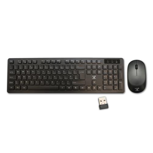 2.4GHz Wireless Keyboard And Mouse Set UK USB Dongle For PC Laptop Full-Size NEW 4