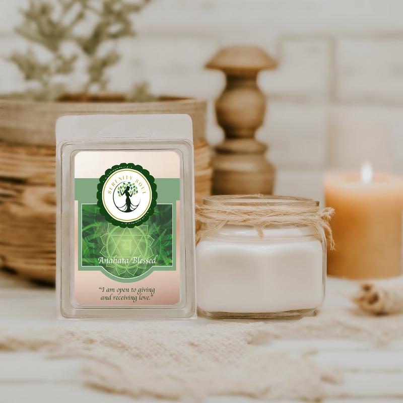 Anahata Blessed Luxury Wax Melt - Long Lasting Aroma for a Relaxing Atmosphere 4