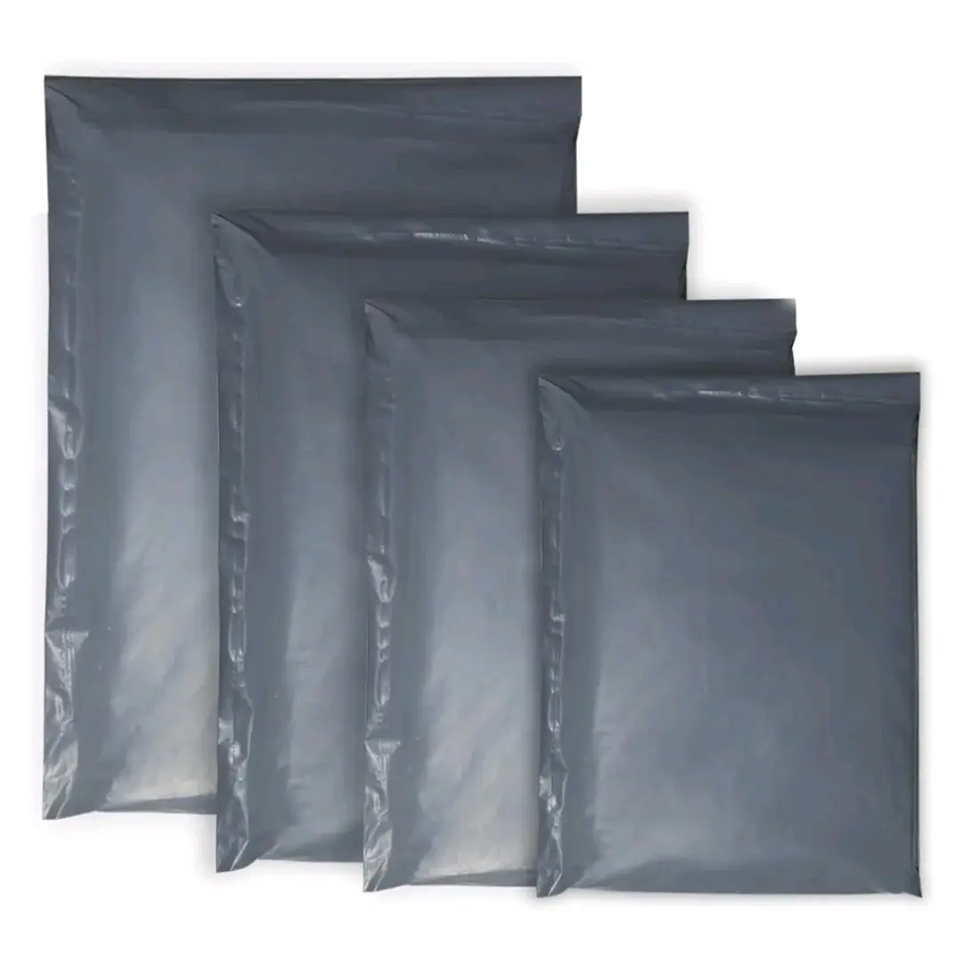 Mixed Size Self-Seal Mailer Bags | Tamper-Proof Plastic Packaging for Mailing, Postage, Shipping & Delivery | 4 Sizes | Small to Large |