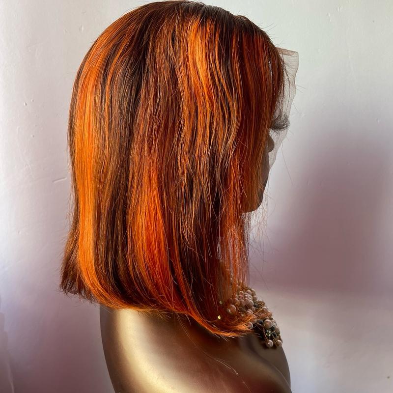 Colorful Bob wig inche 8 3