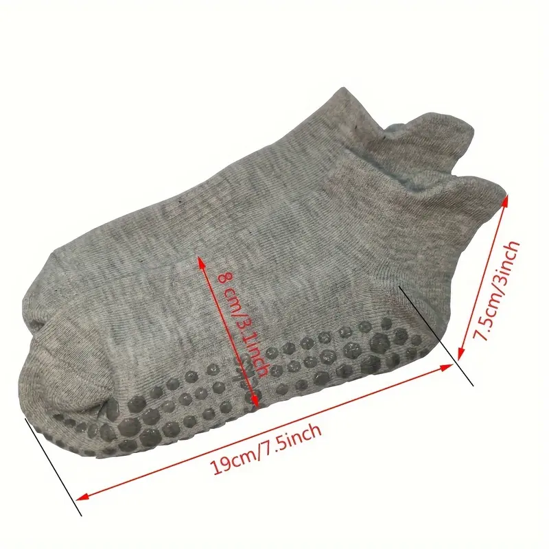 ANIELGARD   4pcs Women's Breathable Non-Slip Yoga Socks, Perfect for Pilates, Barre, Ballet and Home Exercise, Comfortable to Wear. 6