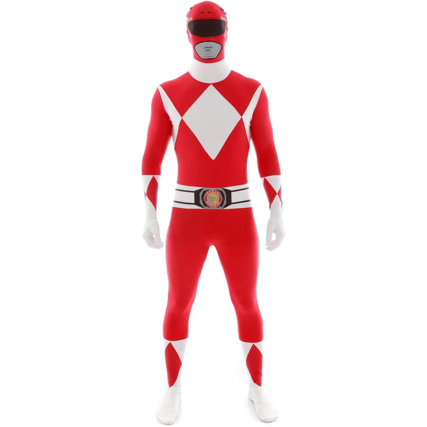 Morphsuits Power Rangers Costume Adult, Power Ranger Morphsuit, Red Power Ranger Costume, Red Morph Suit, Halloween Morphsuit Adult, Mens Morph Suits, Red Morphsuit Adult, Red Ranger Costume,