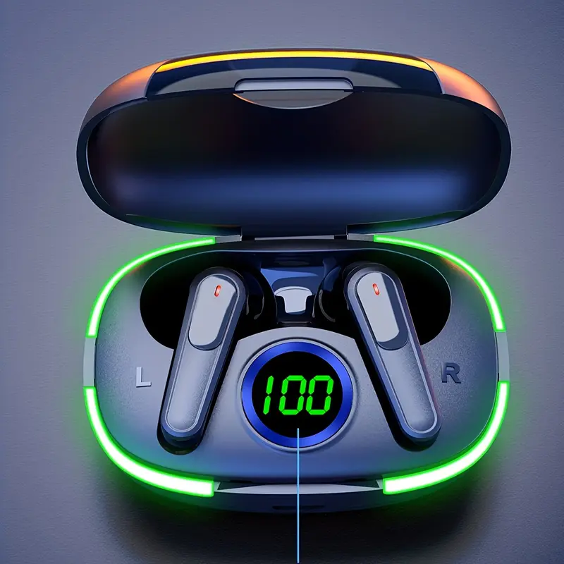 2024 year New Wireless Earphones Headphones with LED Display Touch In-EarTWS Wireless Earbuds Sports Music Game Headset for IOS/Android 0