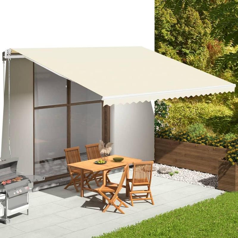 Replacement Fabric for Awning Cream 5x3.5 m 0