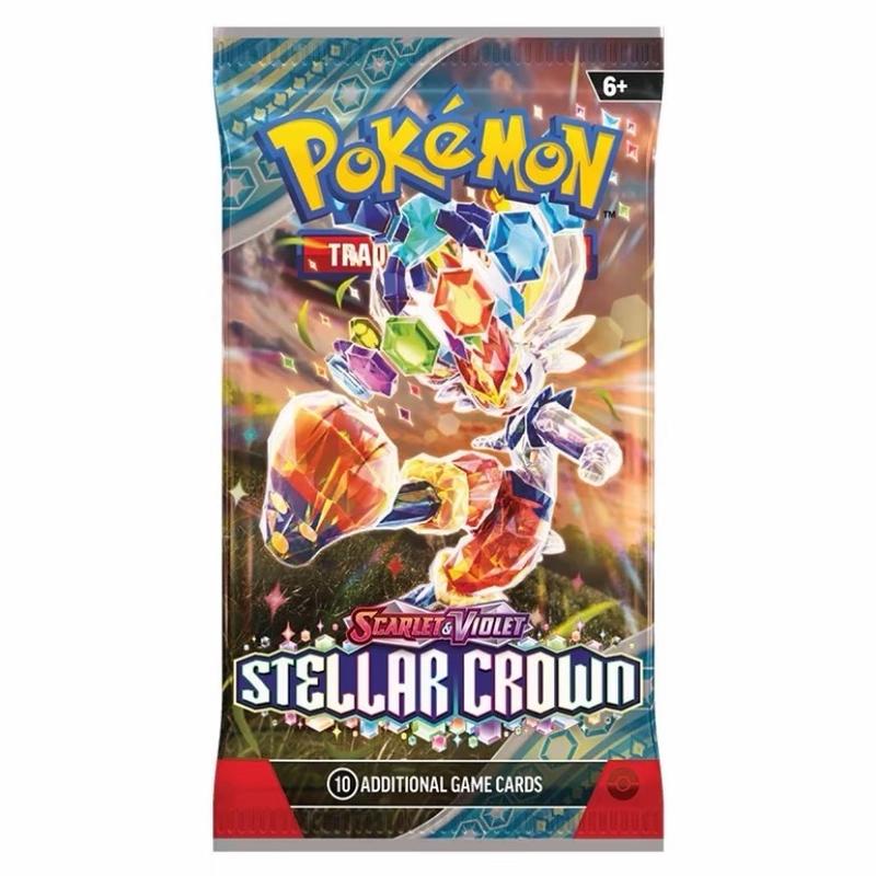 Stellar Crown Booster Pack(s) - Pokemon Scarlet & Violet - Sealed/Opened Live pack 3
