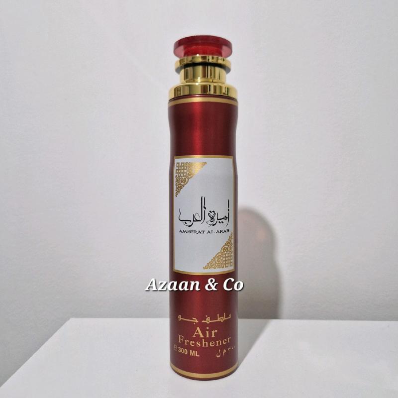 Ameerat Al Arab Collection by Lattafa & Ard AlZaafaran | Perfume 50ml Natural Spary EDP Eau De Perfume | Air Freshener 300ml | Ladies Womens Scent Top Notes: Wood, Musk and Oud. Heart Notes: Olibanum and Jasmine. Base Notes: Lily, Amber and Woody 2