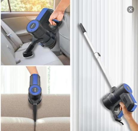 Corded Vacuum Cleaner Handheld Stick Corded Hoover 3 in 1 Bagless Vacuum Cleaner With German Wessel Werk Head Nozzle Light Weight 3