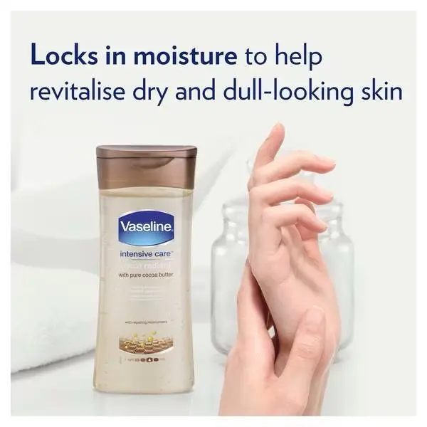 Vaseline Cocoa Body Oil Gel for Smooth Skin Body Care winter hygiene 1