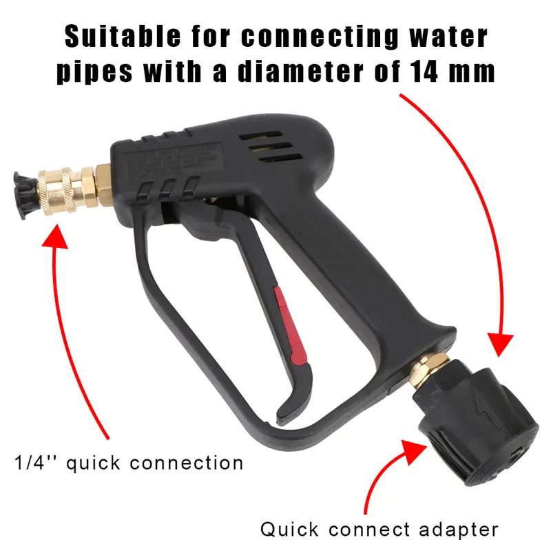 For Karcher/Nilfisk for Car Cleaning with 5 Quick Connect Cleaning Water Gun High Pressure Color Nozzle Kit 4000PSI 2