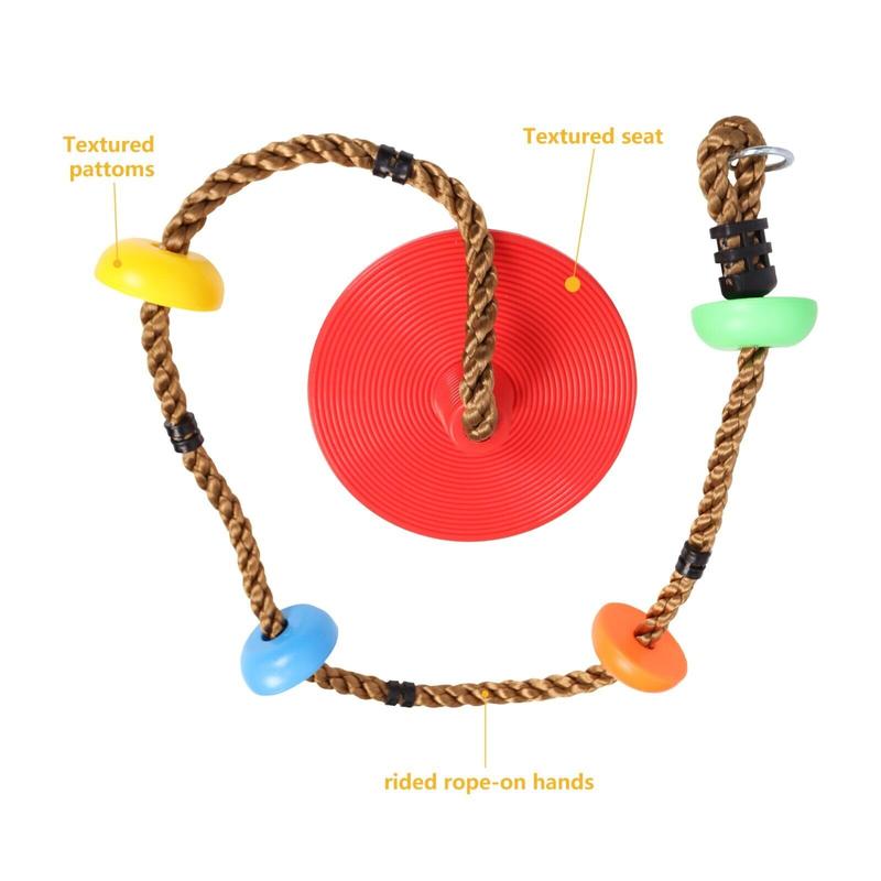 HYGRAD Outdoor Kids Climbing Rope Kids Garden Rope Climbing Activity Toy Climbing Rope Tree Houses Climbing Activities Fun Outdoor Kids Play Equipment (Climbing Rope) 5
