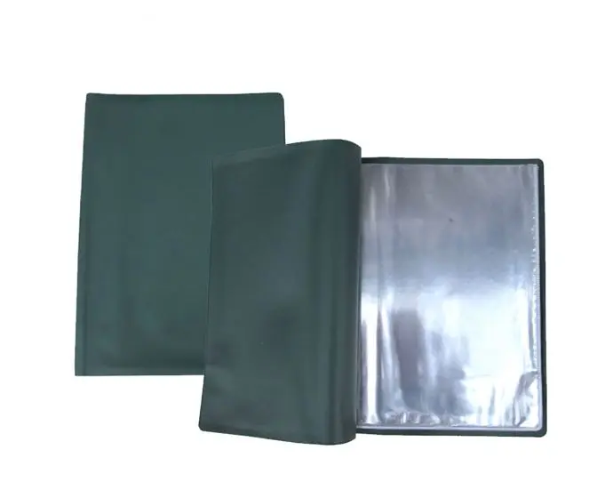 40 Page Olive Green Nyrex / Nirex Folder - Keep All your documents dry