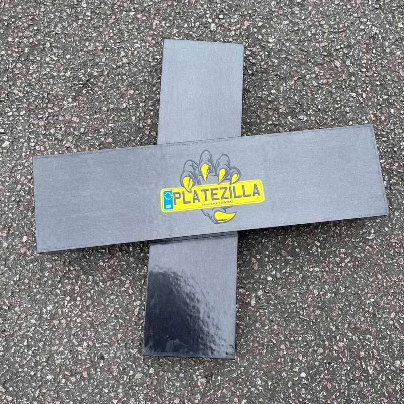 Luxury Number Plate Gift Box by PlateZilla - Holds 2 Plates, Standard/Gel/3D/4D/Short, Available with/without Logo, Next Day Delivery 1