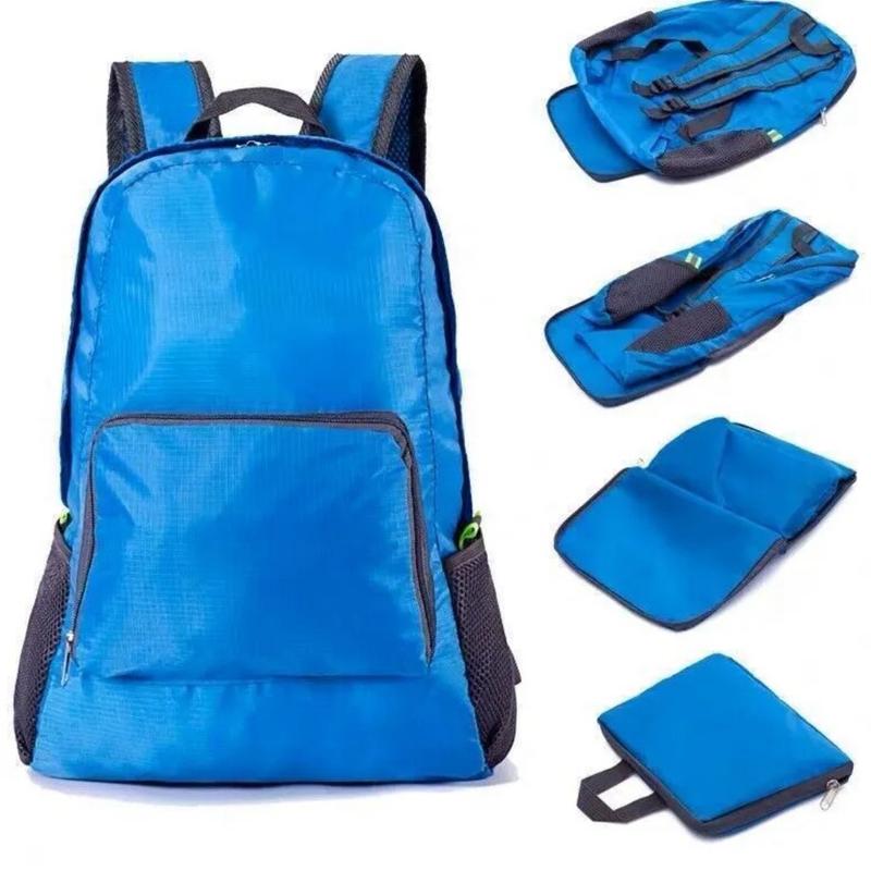 Backpack Rucksack Bag 20L Light Weight Foldable School Office Travel Camping New Plain Foldable Bag 6