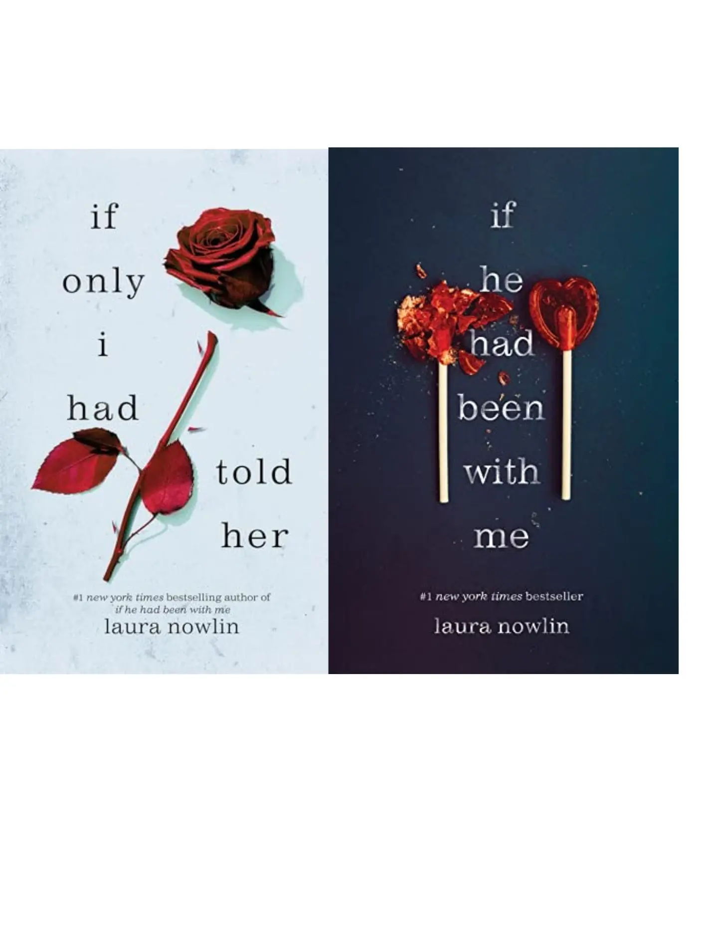 COMBO 2 BOOKS: If Only I Had Told Her by Laura Nowlin; If He Had Been with Me by Laura Nowlin