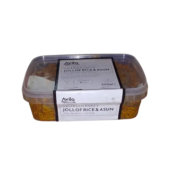 Avila Nigerian Jollof Rice & Asun (Mutton Meat) 600g