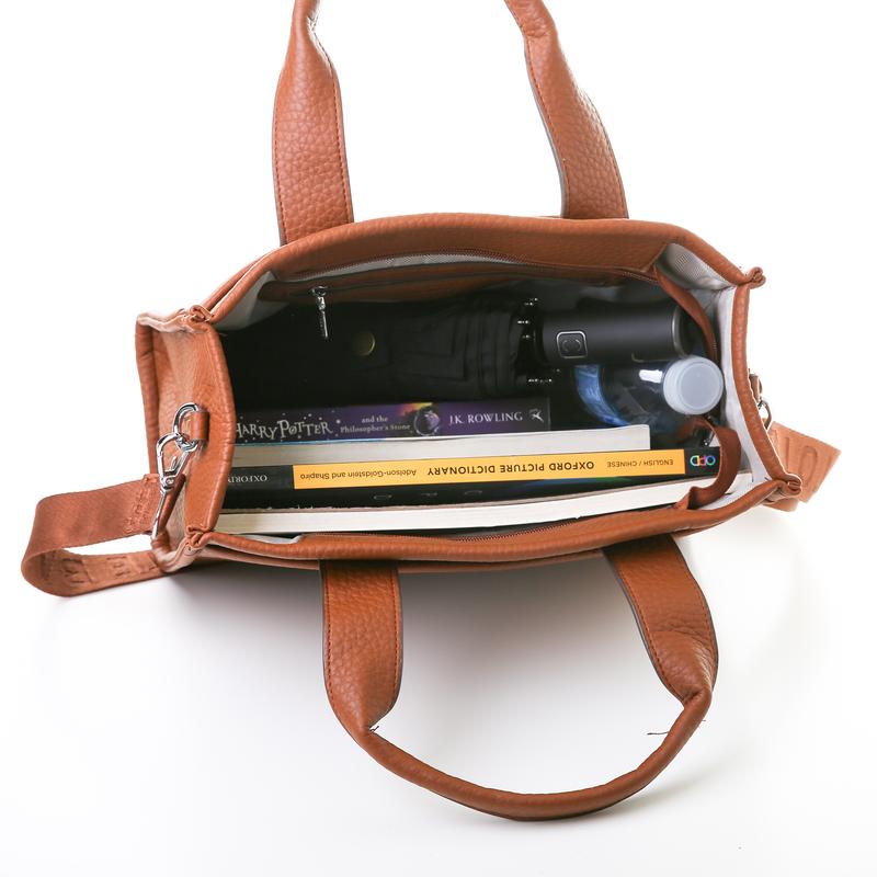 Tote Bag for Women PU Leather Large Capacity Women's Leather with Adjustable Strap Top-handle Bag Crossbody Bag 7
