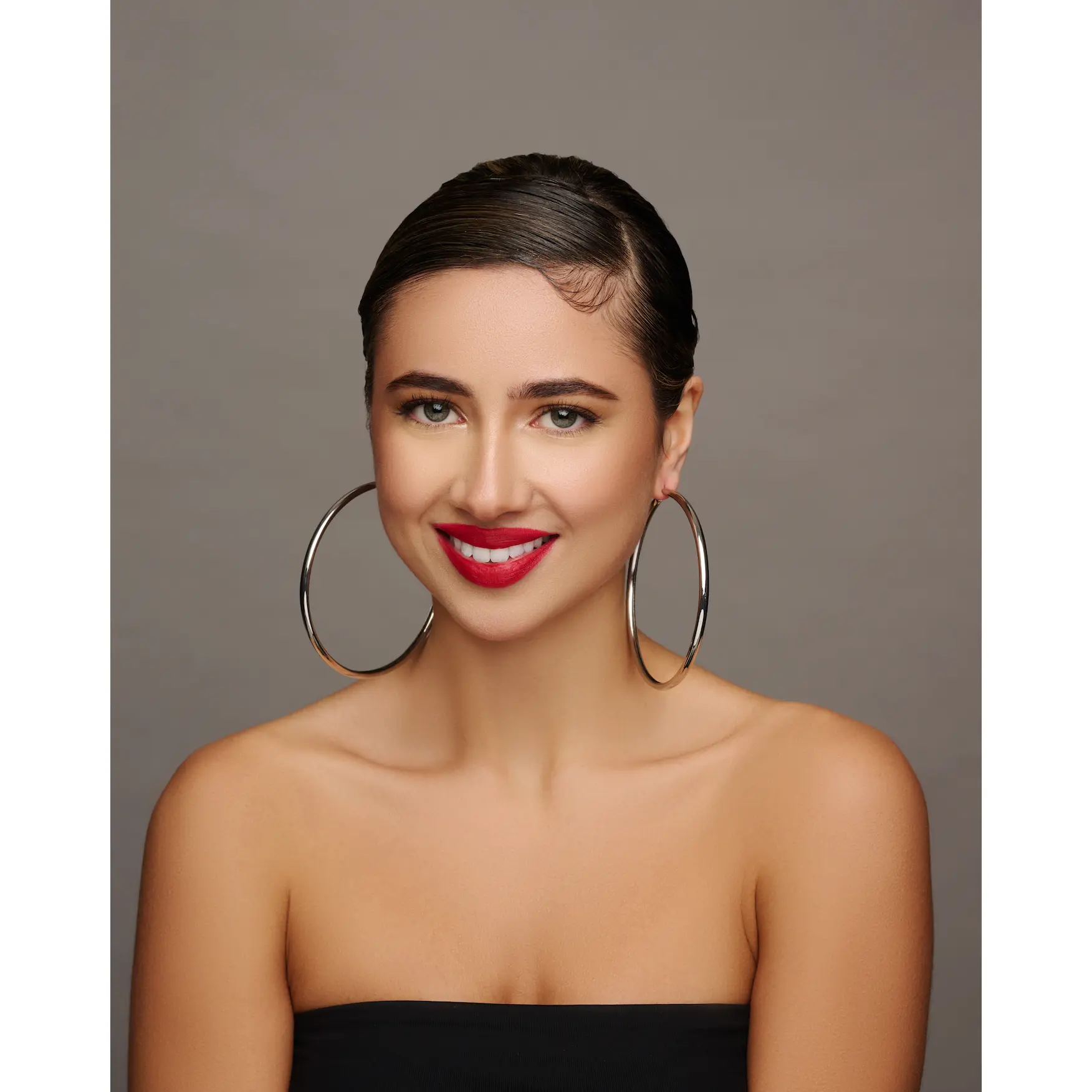 Oversized 10CM Lightweight Statement Hoop Earrings