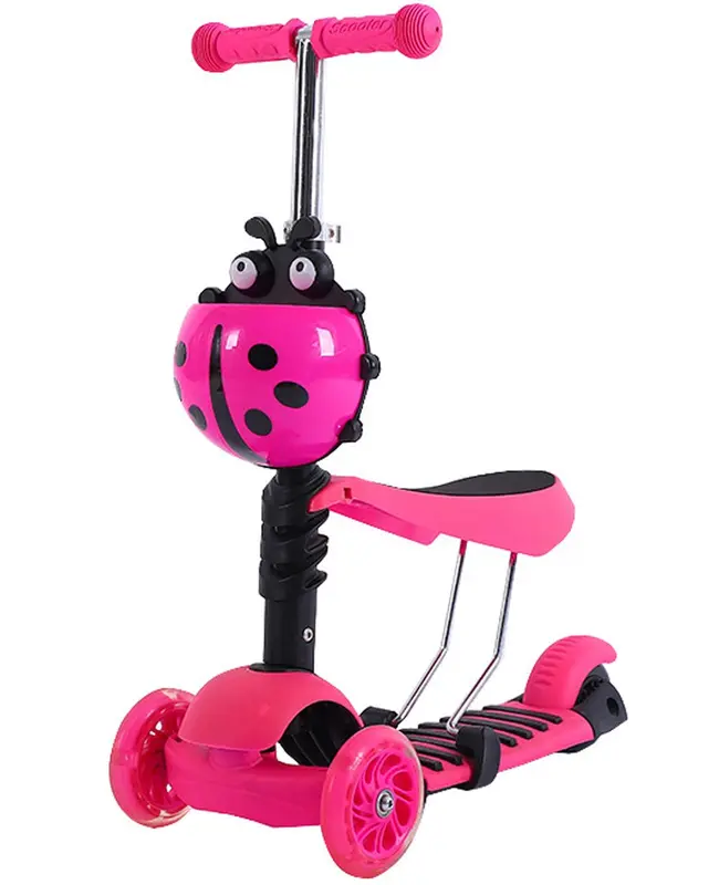 3 in 1 Kids Scooter Adjustable Seat Age 3-16yrs 1