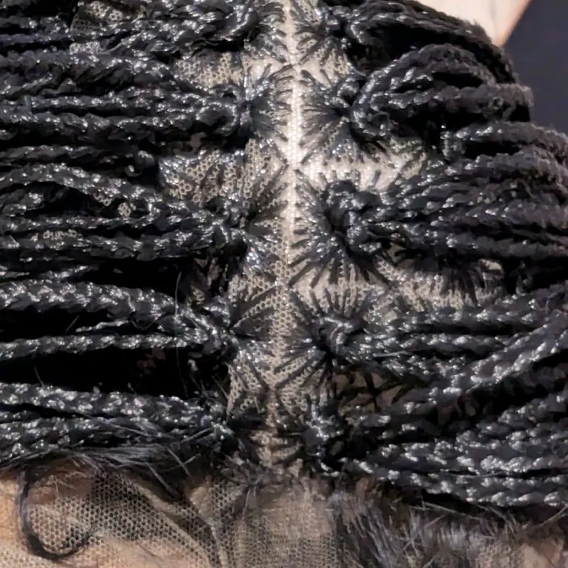 Braided Bob Chrochet Lace Wig - Synthetic Lace Front Wig 5
