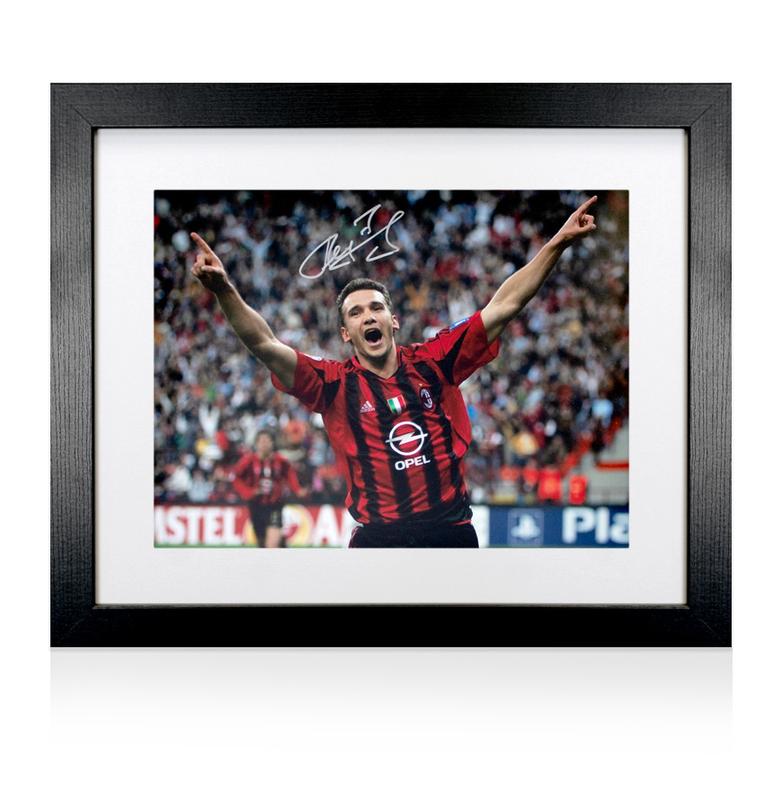 Andriy Shevchenko Signed AC Milan Photo: Champions League 0