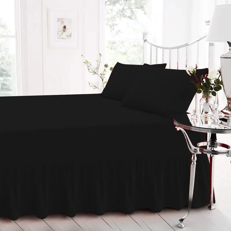 Extra Deep Fitted Valance Sheet Bed Sheets Single Double King Super King Size 6