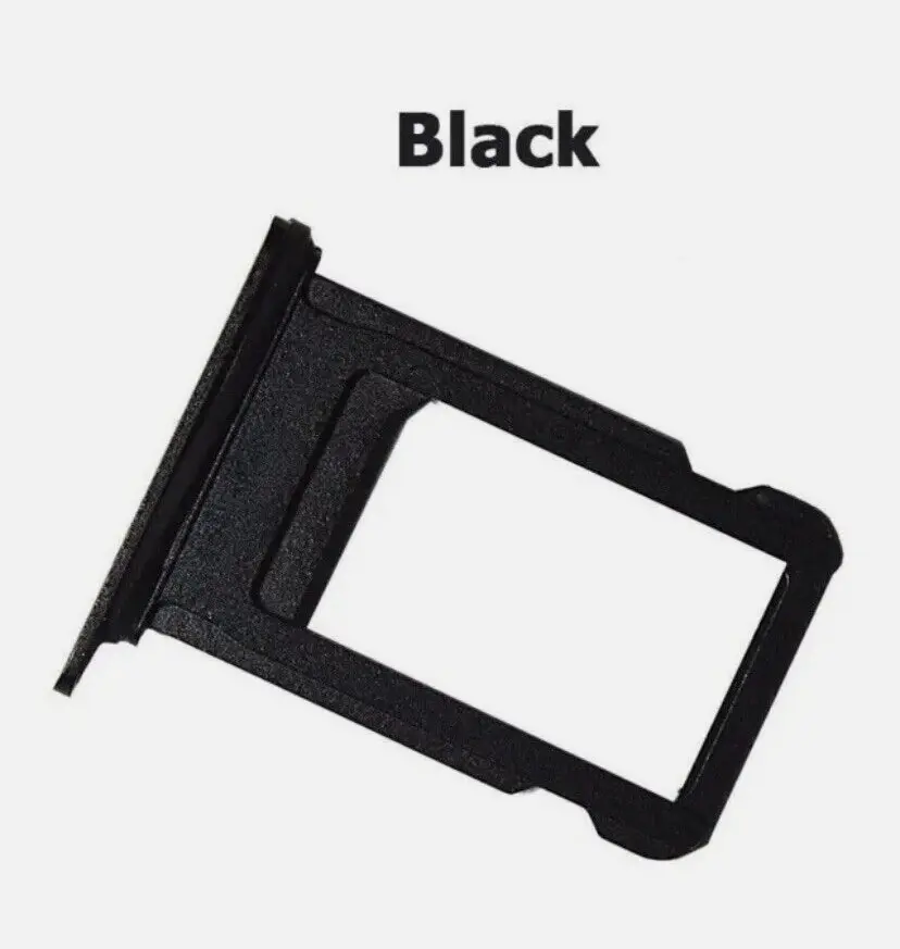 SIM Tray For Apple iPhone X Black Replacement Card Slot Holder Repair Part UK