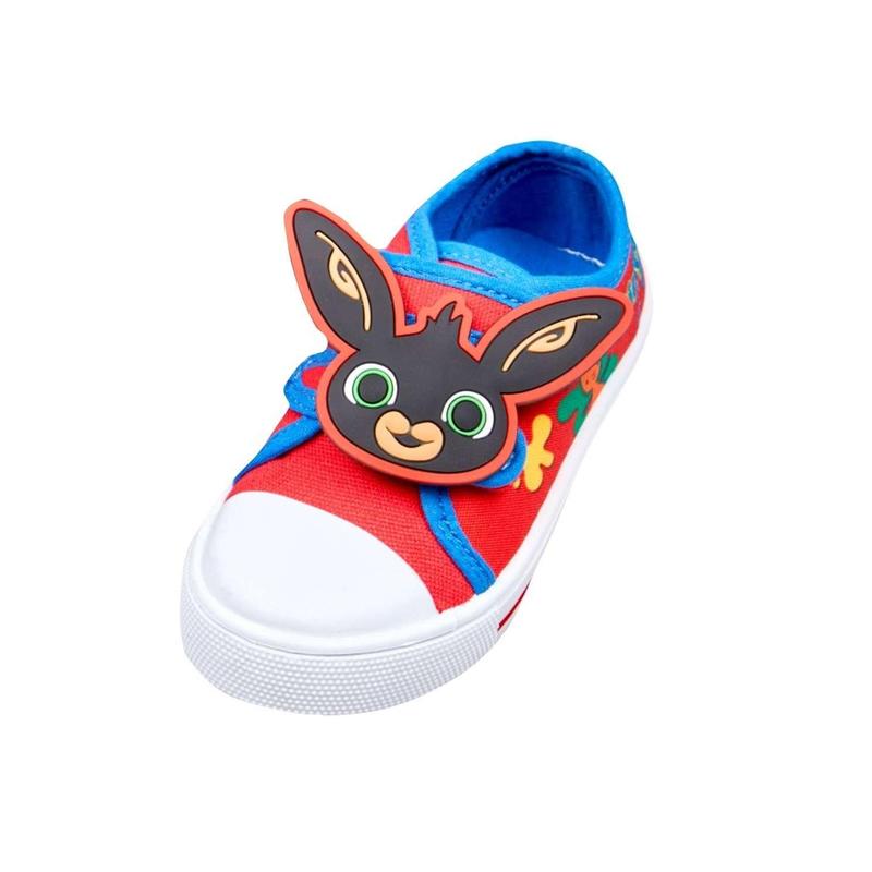 Bing Boys Canvas Easy Close Pumps Low Top Trainers 7