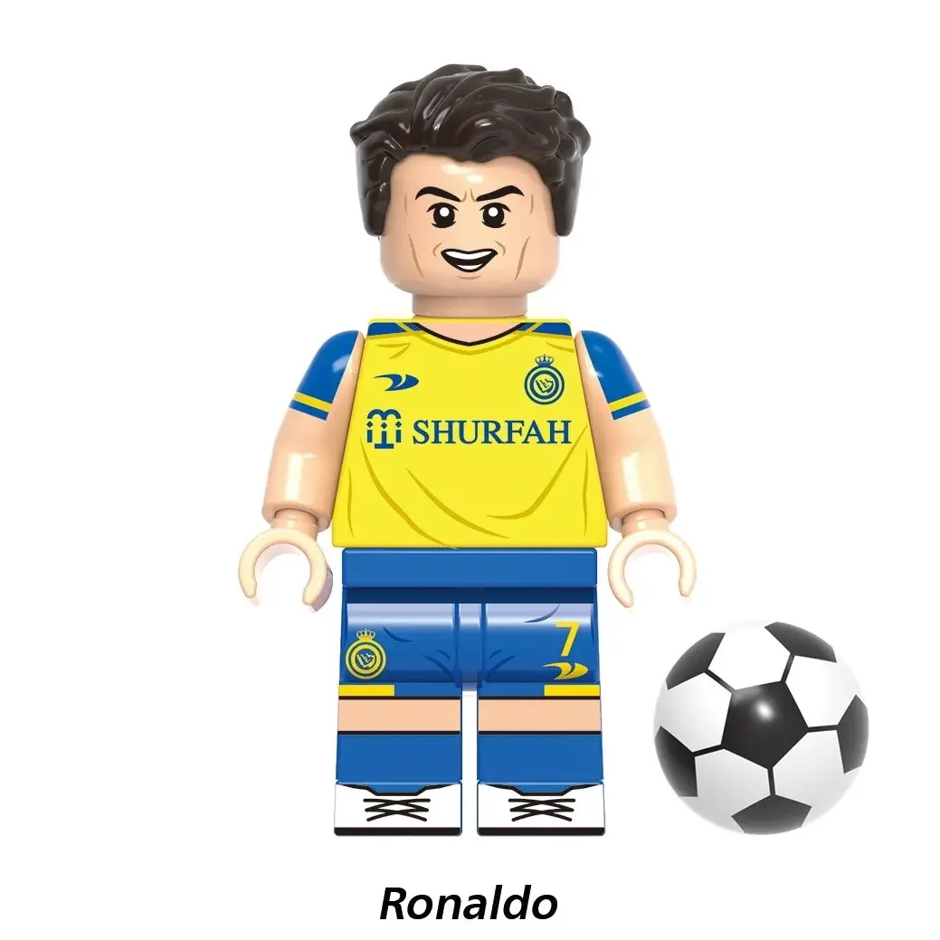 Cristiano Ronaldo Al-Nassr Custom Minifigure - Classic & Novelty Toy