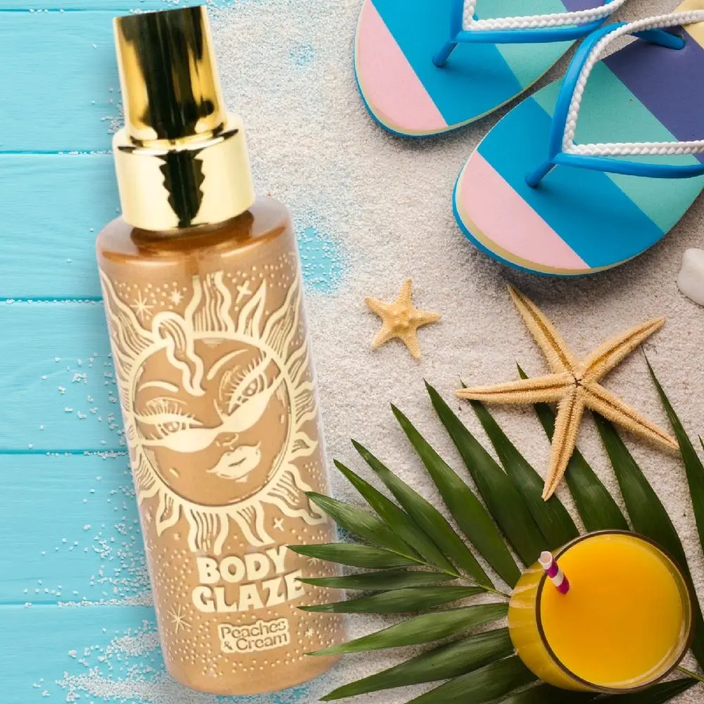 Body Glaze 100 ml Peaches& cream Cosmetic Makeup Bronzing