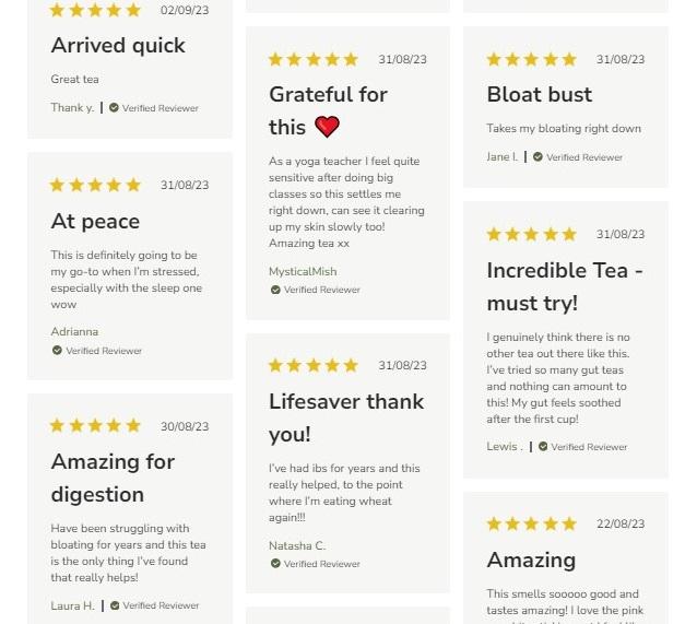 FLAT TUM-T Herbal Beverage, Cinnamon & Sweet Rose Petals, Natural, Marshmallow Root & Leaf body tea tummy 5