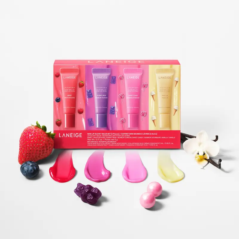 LANEIGE Mini Lip Glowy Balm Set (Worth £35) 3