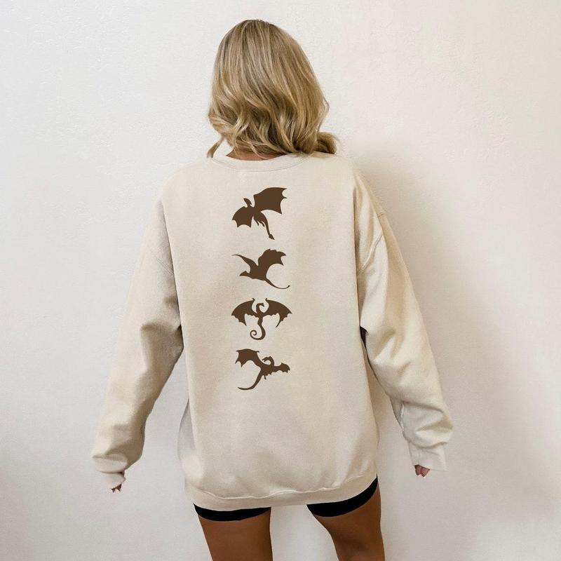 Basgiath War College Sweatshirt, Bookish Sweatshirt,Fourth Wing Sweatshirt,Dragon Rider Hoodie,Rebecca Yoros Hoodie,Fourth Wing, Book Hoodie Casual Cotton Menswear Fabric Fashion Medium Smooth Sweaters Tops Tee 1