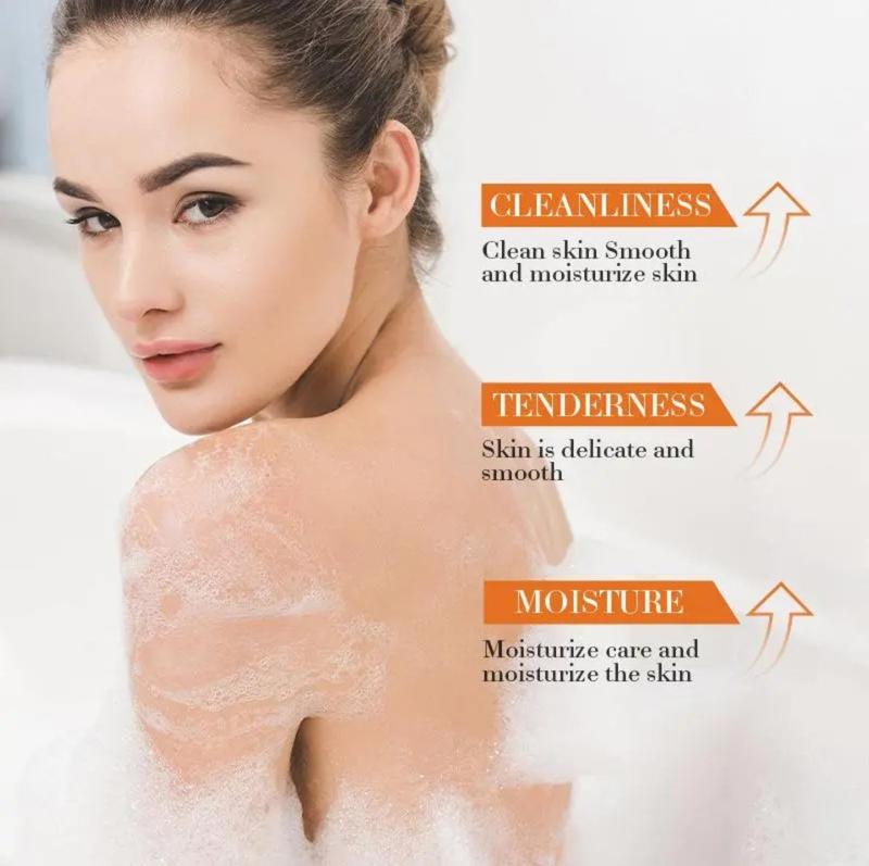 SADOER Turmeric Soap Bar Natural & Organic Skincare Acne Removal Pore Cleaner Smooth Skin Nourishing New, Glow up Soap for Skin Care, Gift for Girlfriend, Christmas Gift for girl, Dark Spot Removal Soap 2