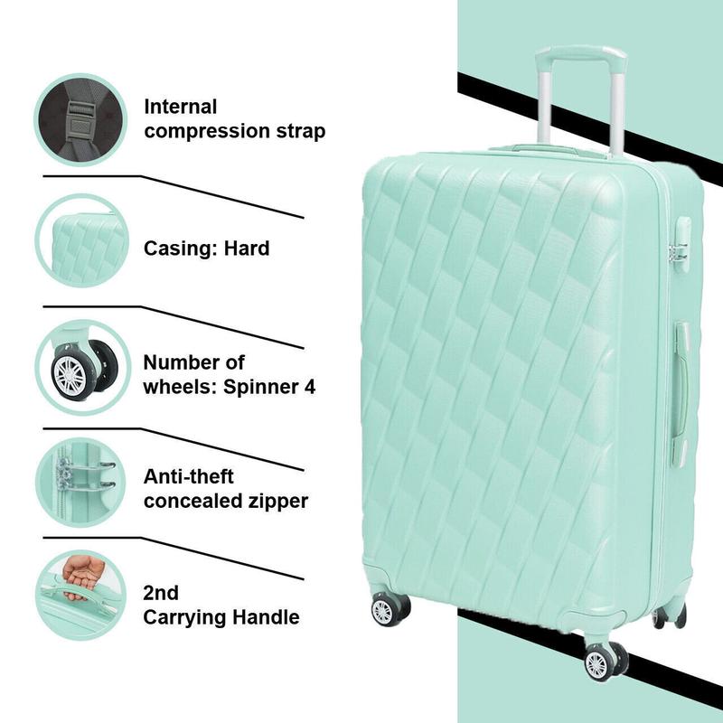 Large 28’’ Lightweight Suitcase Spinner Wheel Luggage Trolley Travel Case 1