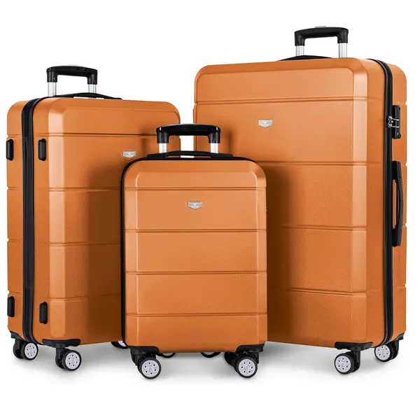 LUGG Travel Suitcase Set - Jetset 3-Piece Hard Shell Luggage, 20" 25" 28" Strong & Lightweight with Secure TSA Lock, Smooth 360° Wheels 8