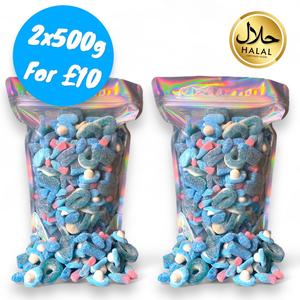 2x 500g Blue Mix for £10 (2x 500g Blue Sweet Bags)