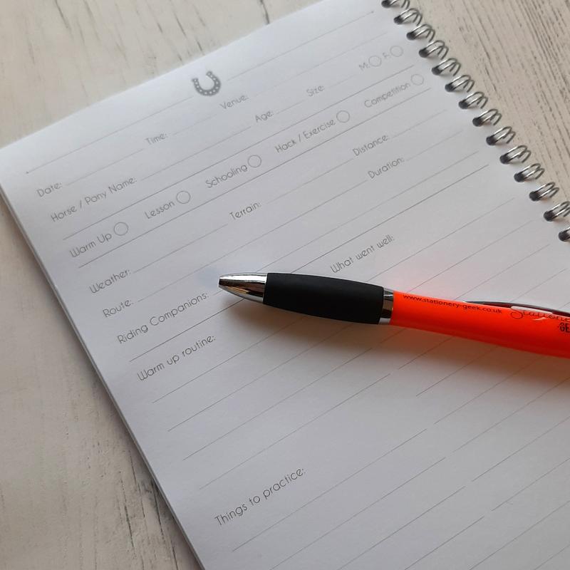 My Horse Riding Journal 3