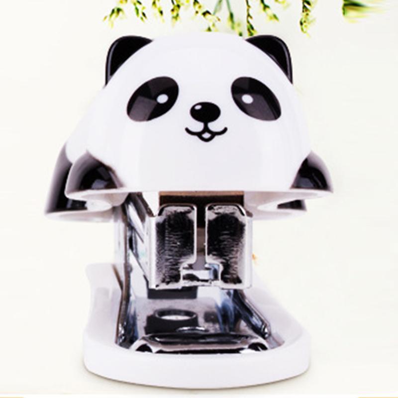 Product Introduction of E&I    1 Set of Panda - Shaped Mini Stapler Along with Staples, a Must - have for Home, Office and School Supplies 1