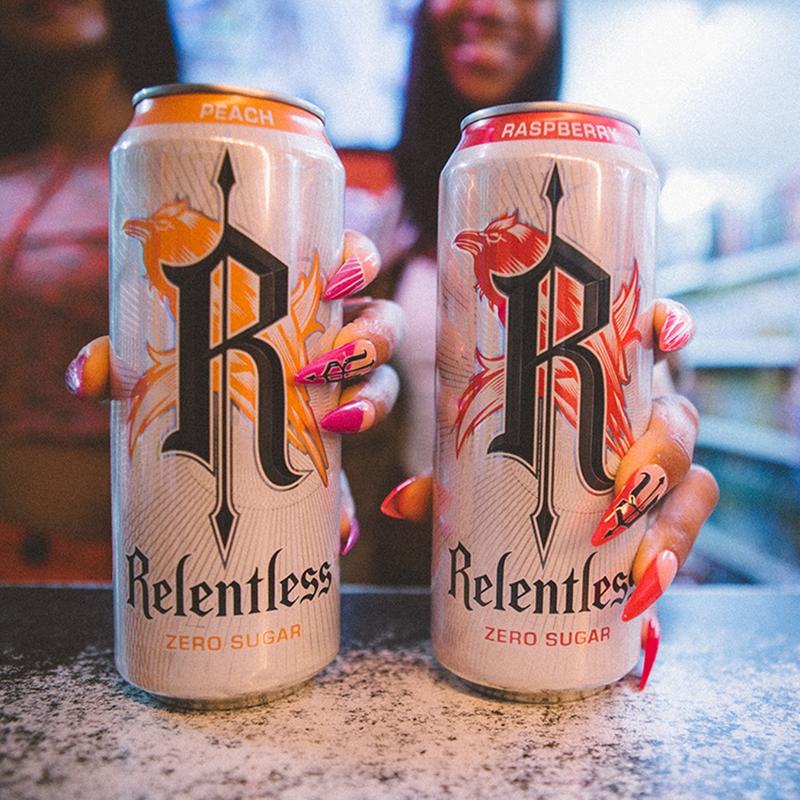 Relentless Energy Drink Raspberry Zero 500ml 12 Pack £1 4