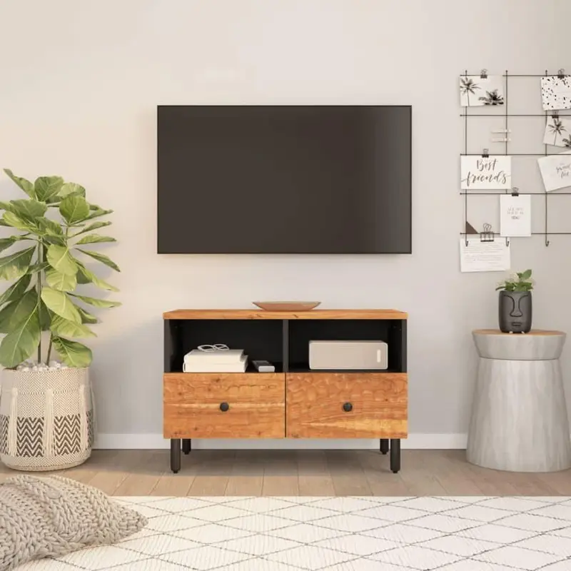 Cabinet 70x33x46 cm Solid Wood Acacia 2