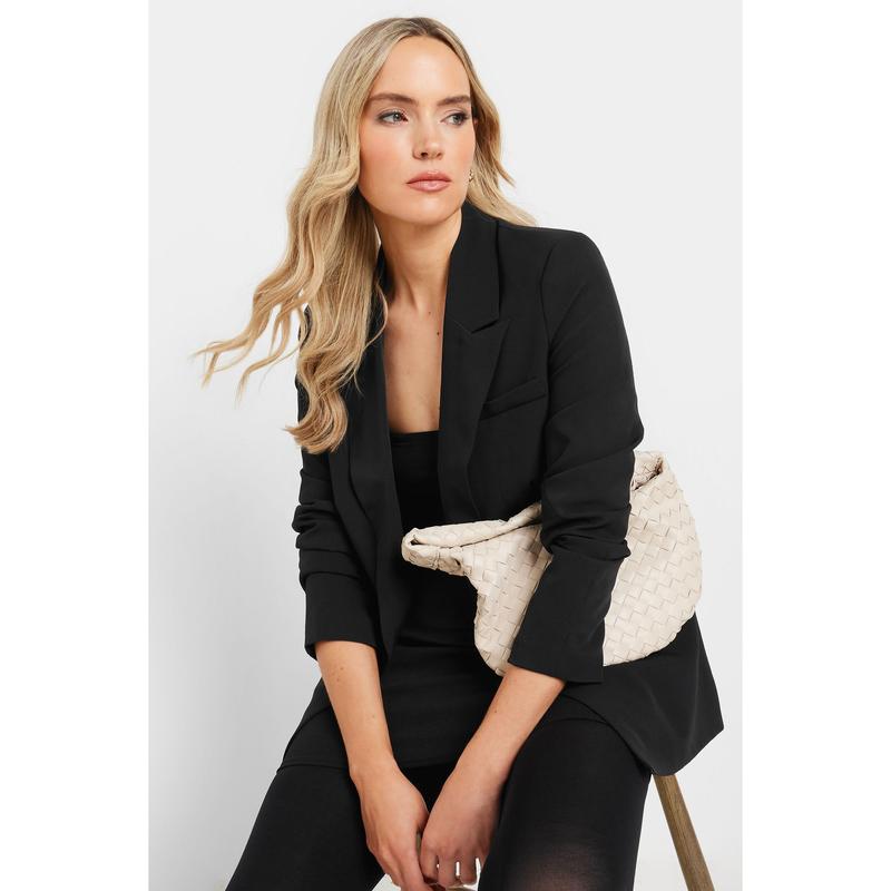 LTS Tall Black Single Breasted Blazer 0