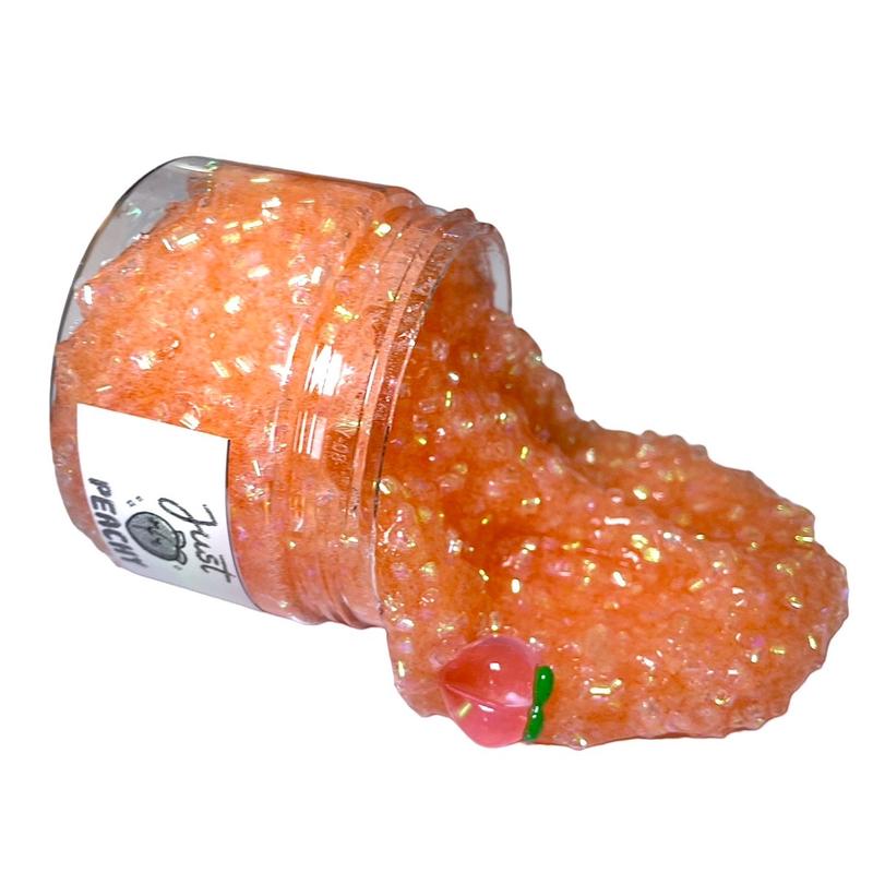 Just Peachy Bingsu Bead Slime Birthday Gift Present sensory toy Stress Relief Crunchy stressrelief toys 2