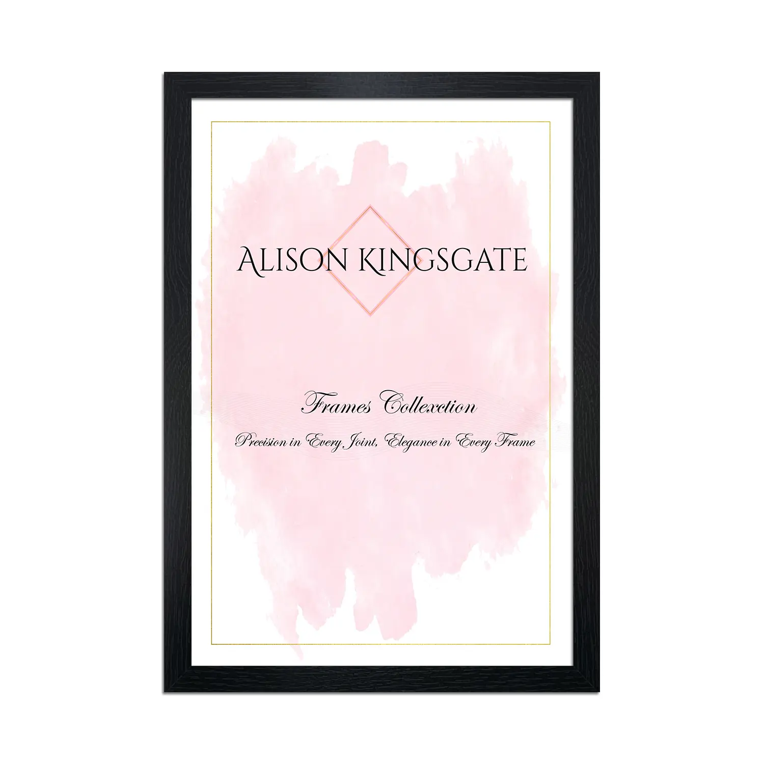 Picture Frame 70 x 50cm Black, Premium Quality Photo Frame, Photo Frame for Home Decor, Wall hanging Photo Frame Decor, (70x50cm Black) Picture Wall Ideas Decor, Photo Frame, Wooden mdf board material frame, Alison Kingsgate