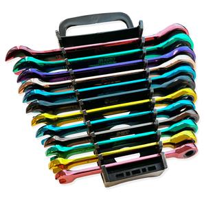 Autojack 12 Piece Multi-coloured Ratchet Spanner Set bush ratchets panner 10mm wrench rachet