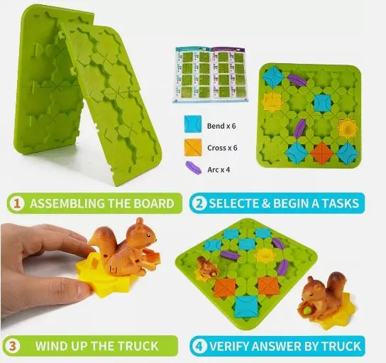 Logical Road Builder Children Puzzle Game Toy Set for Early Education 5